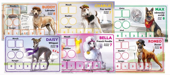 Psí-život-karty psů
